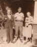 Lieutenant Pearson with his parents, 1944
