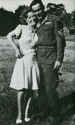 Sergeant Patrick Mahoney and his wife, possibly in October or November 1944