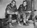 BBC War Correspondents Stanley Maxted and Guy Byam telling their stories at Broadcasting House