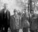 Three German prisoners of war and a suspected collaborator