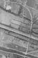 An aerial view of the B�nouville and Ranville Bridges