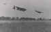 Three Hamilcar gliders about to land on LZ-N