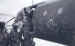 Soldiers decorating the fuselage of their Horsa before departing with the Second Lift